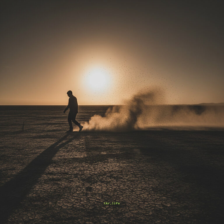 Signal: Dust follows every footstep.