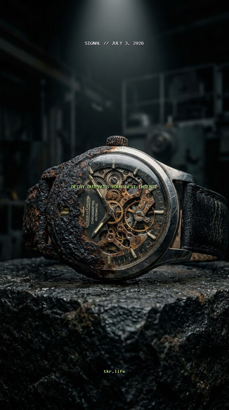 Signal: Decay outpaces your best intent.