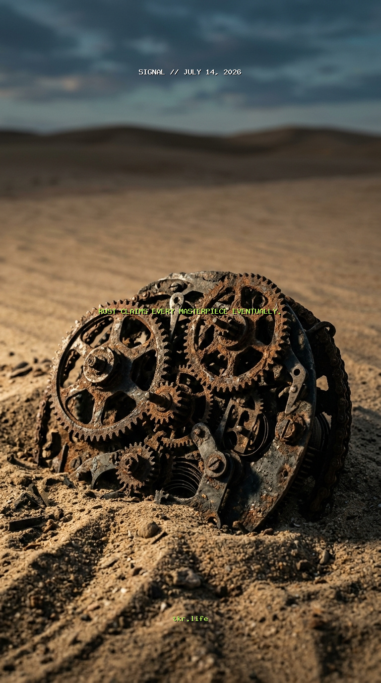 Signal: Rust claims every masterpiece eventually.