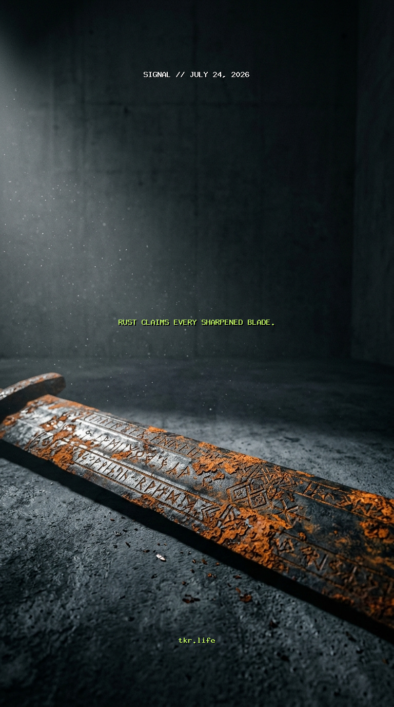 Signal: Rust claims every sharpened blade.