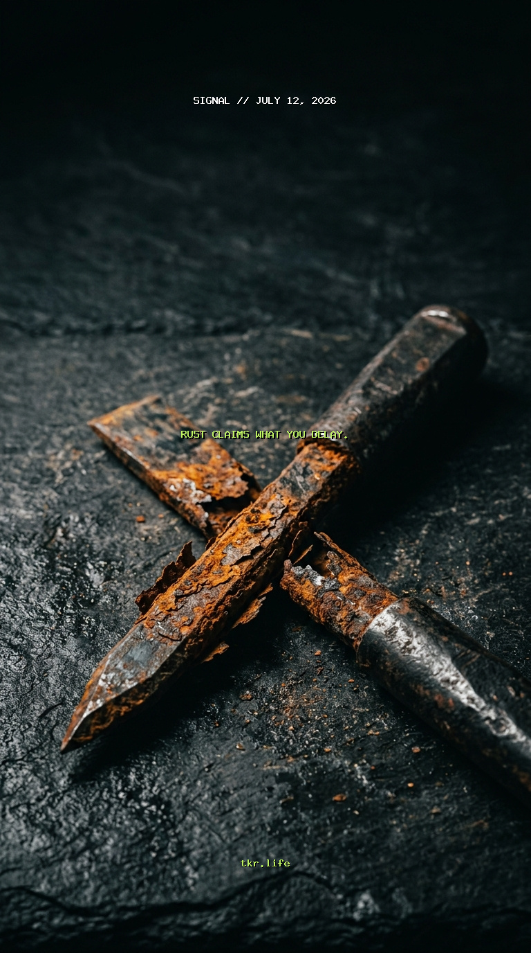 Signal: Rust claims what you delay.