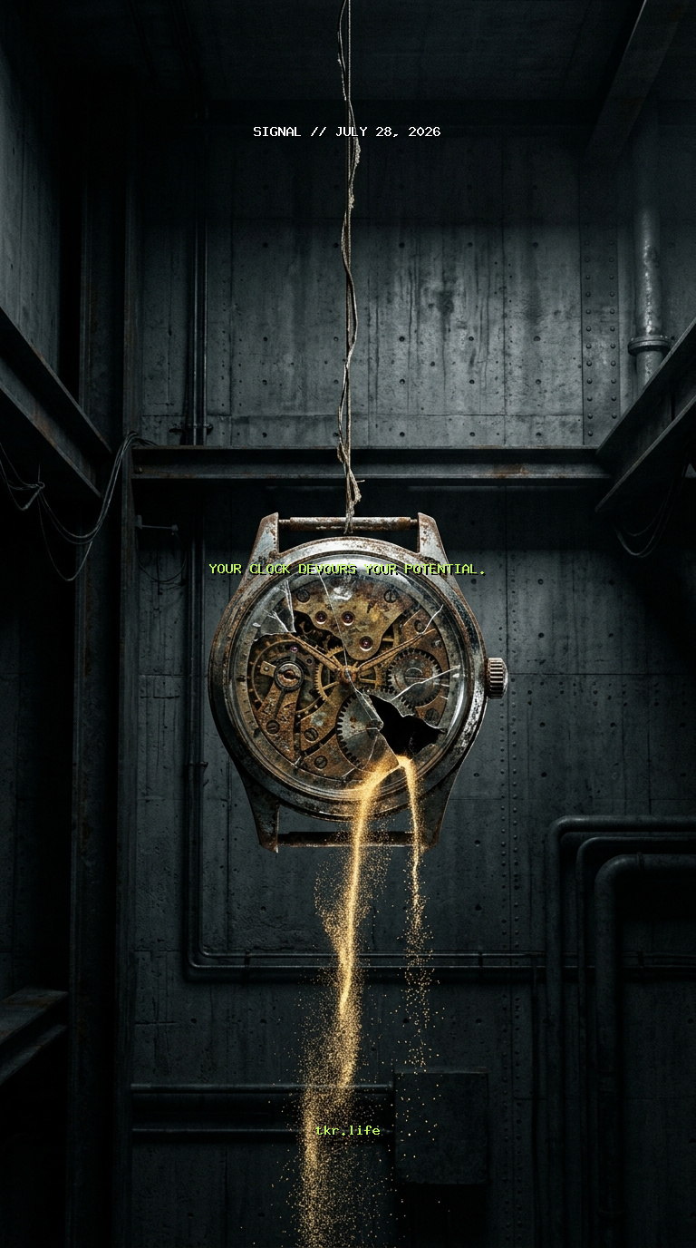Signal: Your clock devours your potential.