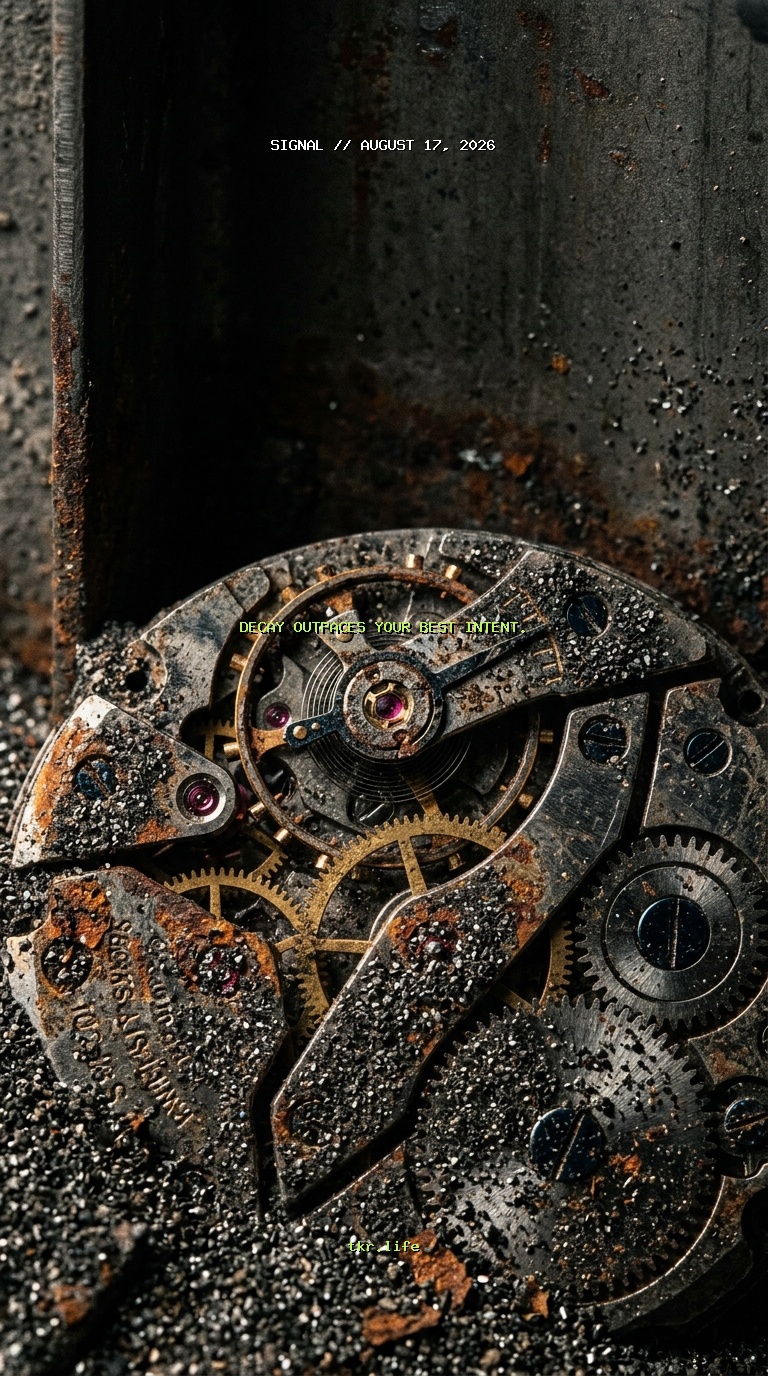 Signal: Decay outpaces your best intent.
