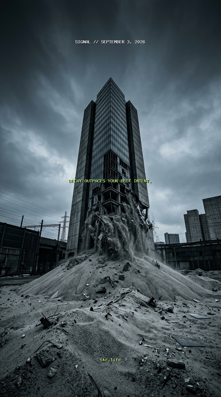 Signal: Decay outpaces your best intent.