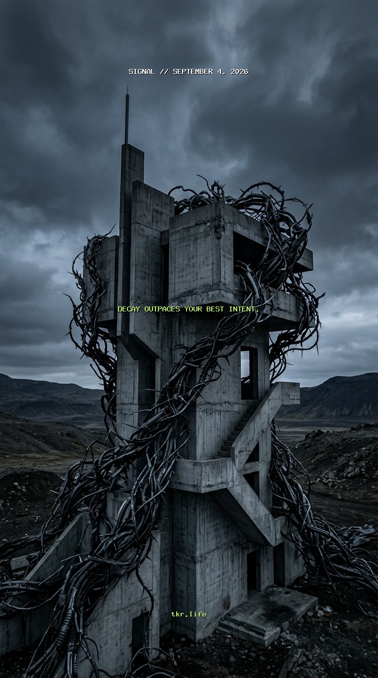 Signal: Decay outpaces your best intent.
