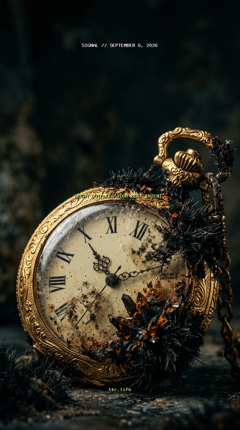 Signal: Decay outpaces your best intent.