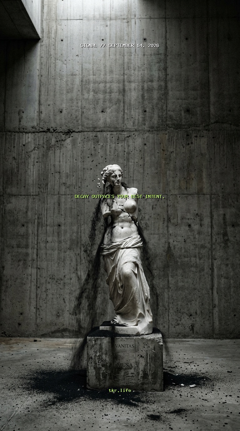 Signal: Decay outpaces your best intent.