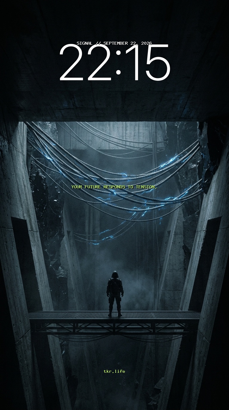 Signal: Your future responds to tension.